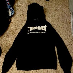 THRASHER y2k BLACK HOODIE